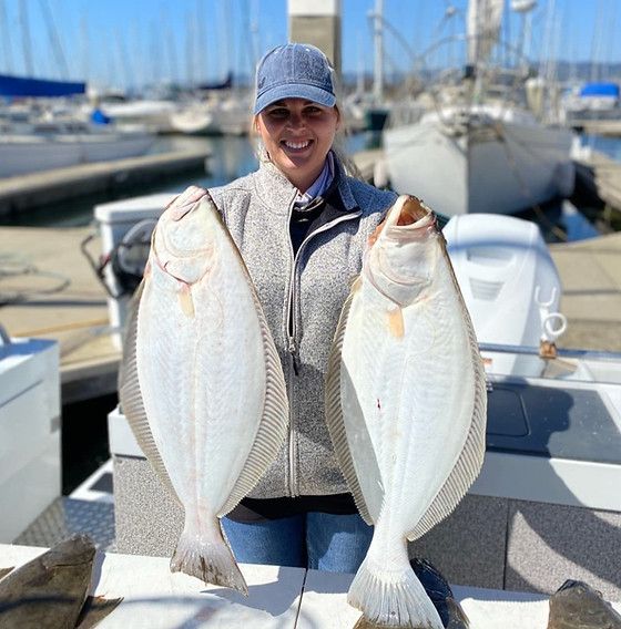 FullDay Bay Area Halibut/Striped Bass Fishing Charter Outguided